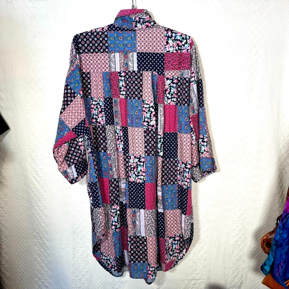 A Personal Touch Vintage Patchwork Button Up 1x - image 8